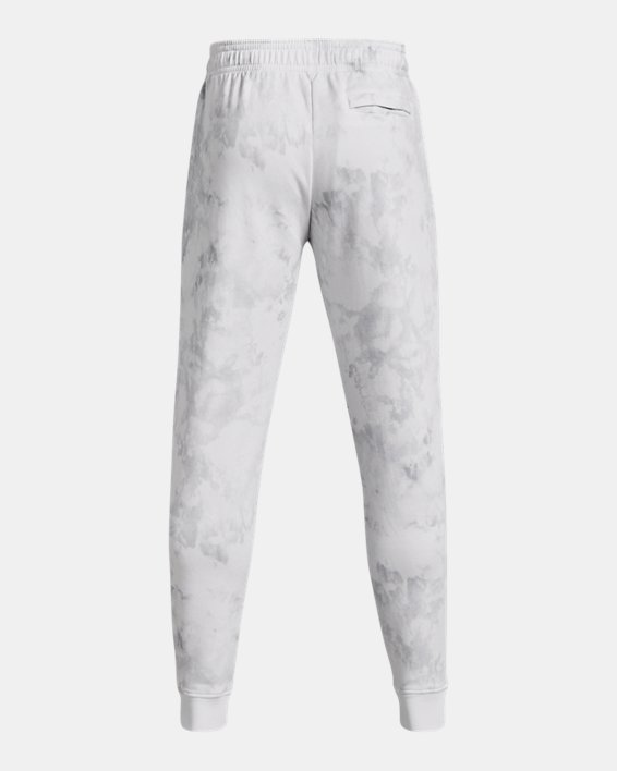 Pantalones de Entrenamiento UA Rival Fleece Dye para Hombre, White, pdpMainDesktop image number 5